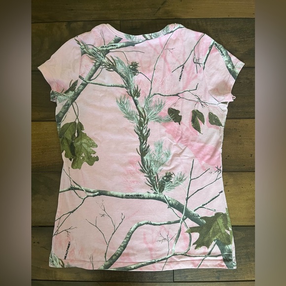 Cute Pink Camouflage Realtree T Shirt - Picture 7 of 7